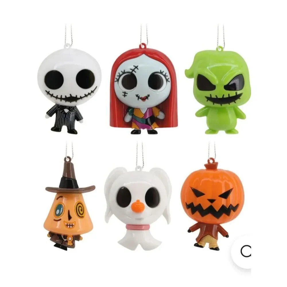 Lot of 5 Limited Edition Disney Nightmare Before Christmas Mystery Ornaments